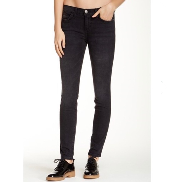 Current/Elliott Black The Ankle Skinny Jean Size 24 - Picture 3 of 11